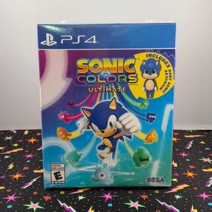 Brand new sealed Sonic Colors Ultimate PS4 video game with keychain